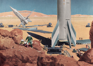 Illustration for article titled Wernher von Braun's Martian Chronicles